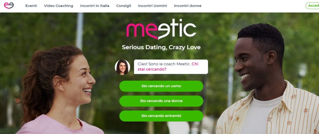 Meetic - сайт для поиска будущего мужа, проживающего в Италии